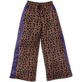 Z8 - Ameera - Wide Leg Broek - Bruin - Panterprint