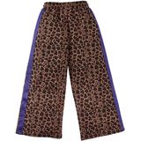 Z8 - Ameera - Wide Leg Broek - Bruin - Panterprint