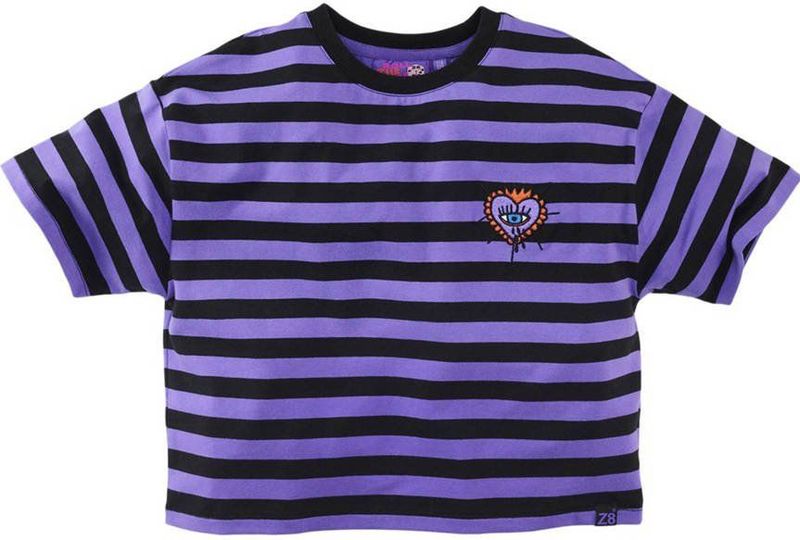 Z8 - Dagmara - T-shirt - Paars - Korte Mouwen