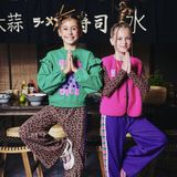 Z8 - Longsleeve - Kinder - Katoen met Elastaan - Pofmouwen