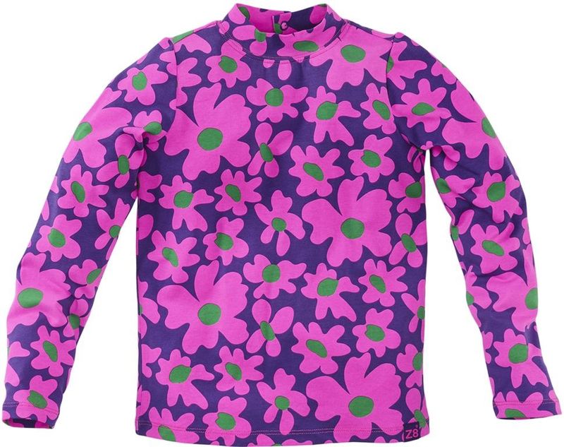 Z8 - Isebeau - Longsleeve - Roze/Paarse - Katoen met Stretch