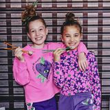 Z8 - Luma - Kids Sweater - Roze - Met Printopdruk