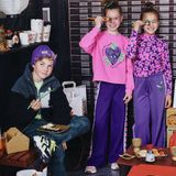 Z8 - Luma - Kids Sweater - Roze - Met Printopdruk