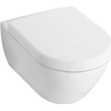 Villeroy & Boch Subway 2.0 Inbouwset - Wandcloset Wit - Softclose Zitting - Afdekplaat Wit