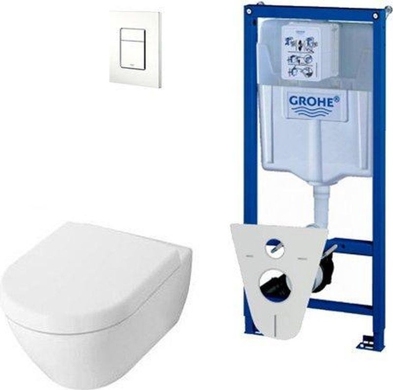 Villeroy & Boch Subway 2.0 Toiletset - Wit - DirectFlush - Softclose