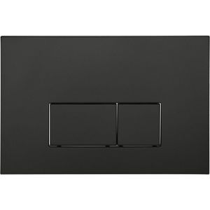 QeramiQ Push Bedieningsplaat - Geberit UP320/UP720 inbouwreservoir - Metaal Zwart