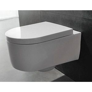 QeramiQ Salina Toiletset - softclose zitting - bedieningsplaat Geberit Sigma20 wit - wit 0701131/sw1271/sw53743/