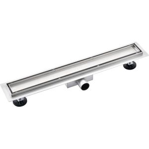 FugaFlow Anta douchegoot – 100 cm – Met tegelrooster - Met vloerflens – RVS