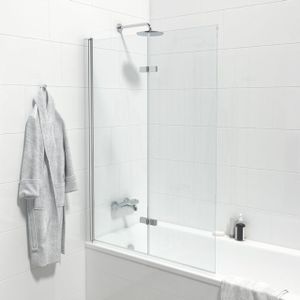 Saniclass - Neptune - Badwand - Draaibaar - Chroom - 6mm Veiligheidsglas