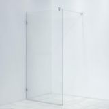 Saniclass Bellini Inloopdouche - scharnierbevestiging - 100x200cm - 8mm veiligheidsglas - anti kalk - chroom WALKINFIXCONNECT-100