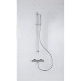 Fortifura Calvi Thermostatische Douchekraan - opbouw - Geborsteld RVS PVD (RVS) SW377862