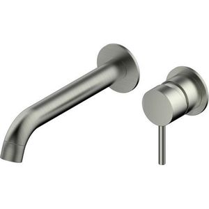 Fortifura Calvi Wastafelkraan - inbouw - met inbouwdeel - Geborsteld RVS PVD (RVS) SW377860