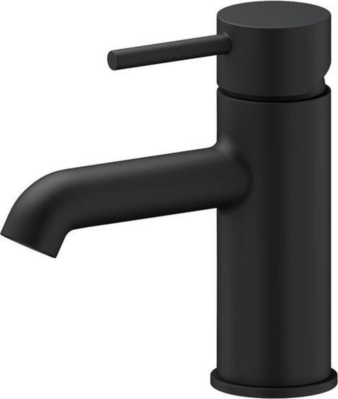Fortifura Calvi Wastafelkraan - 14.8cm - opbouw - mat zwart SW377833