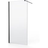 Saniclass Bellini Inloopdouche - 110x200cm - helder glas - mat zwart WR110-B/C