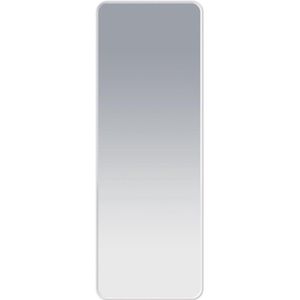 Saniclass Retro Line Rectangle Spiegel - 140x50cm - rechthoek - afgerond - frame - mat wit NAK002-RECT-MW