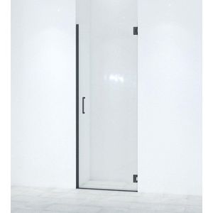 Saniclass Neptune 5000 Douchedeur - 75x200cm - profielloos veiligheidsglas - anti kalk - mat zwart NWA6211-75MB