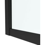 Saniclass Kay Douchecabine - 90x90x185cm - vierkant - helder glas - profiel - mat zwart SW541211