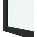 Saniclass Casus Douchecabine - 90x90x200cm - hoekinstap - helder glas - profiel - mat zwart SAO1142 mb