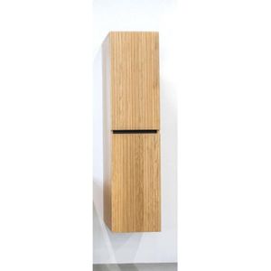 Adema Holz Hoge Kast - 160cm - 2 deuren - greeploos - eiken SW773964