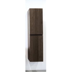 Adema Holz Hoge Kast - 160cm - 2 deuren - greeploos - walnoot SW773965