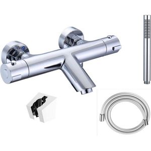 Adema - Sparkle 2.0 - Doucheset - Chroom - Thermostatische Bad-/Douchekraan