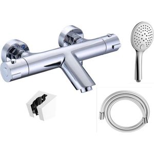 Adema - Sparkle 2.0 - Doucheset - Chroom - Thermostatische Kraan met Handdouche