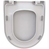 Saniclass closetzitting - quickrelease & softclose - perfect passend op de Villeroy & boch Subway 2.0 toiletpotten - wit