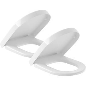 Villeroy & Boch Subway 2.0 closetzitting - quickrelease - softclose - set van 2 - wit 0124060