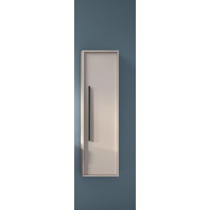 Adema Prime Essential Hoge Kast - 120x34.5x28.2cm - 1 deur - mat cotton (beige) - MDF AQUA_HIGH_CABINET_Cotton