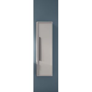 Adema Prime Essential Hoge Kast - 120x34.5x34.5cm - 1 deur - mat greige (grijs) - MDF