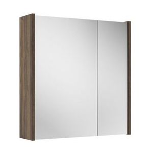 Adema Spiegelkast - 60x63x16cm - inclusief zijpanelen - noten (hout) SW812066/SW812073