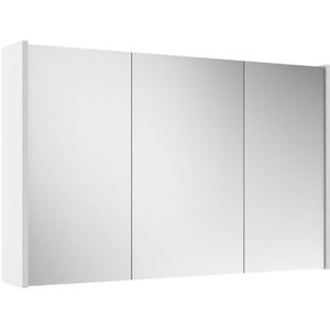 Adema Spiegelkast - 100x63x16cm - inclusief zijpanelen - mat wit