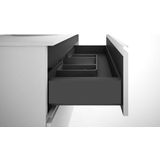 Adema Chaci Badkamermeubelset - 60x46x57cm - 1 keramische wasbak wit - zonder kraangaten - 2 lades - Spiegelkast - eiken