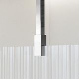 Fortifura Galeria inloopdouche - 110x200cm - ribbelglas - plafondarm - chroom SW915253/SW797904/SW804541