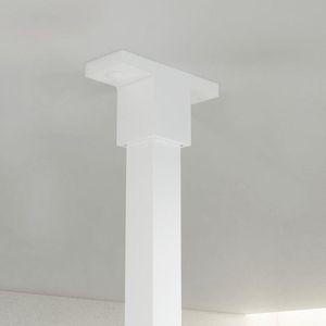 Fortifura Galeria inloopdouche - 140x200cm - helder glas - plafondarm - mat wit SW797916/SW797906/SW804546