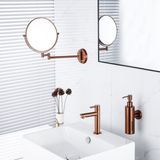 Fortifura - Calvi - Zeepdispenser - Wand - Rond - Geborsteld Koper PVD