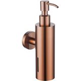 Fortifura - Calvi - Zeepdispenser - Wand - Rond - Geborsteld Koper PVD