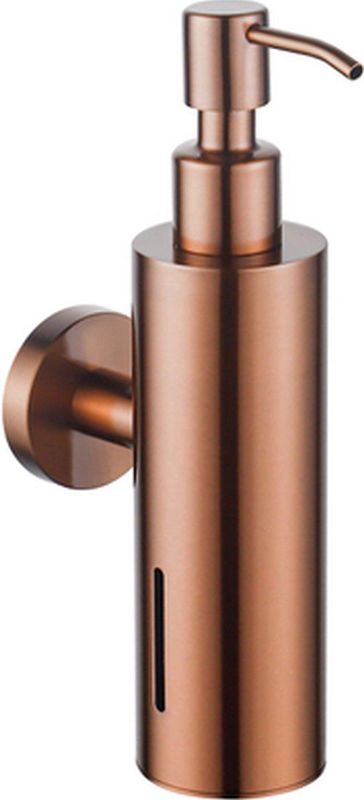 Fortifura - Calvi - Zeepdispenser - Wand - Rond - Geborsteld Koper PVD