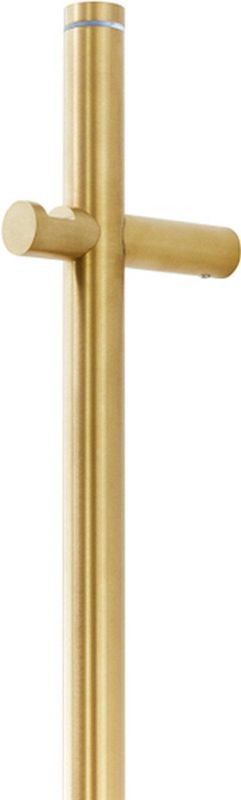 Rosani - ONE - Elektrische Handdoekradiator - Geborsteld Messing - 30 Watt