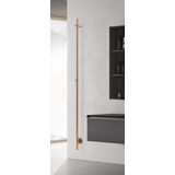 Rosani ONE Elektrische Handdoekradiator 170cm hoog 30Watt koper