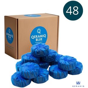 QeramiQ - Blue Fresh Blocks - Toiletblokjes - Blauw - 48 Stuks