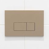 Villeroy & Boch - O.novo Toiletset - Geberit Inbouwreservoir - Diepspoel Wandcloset - Softclose - Wit - Bedieningsplaat Taupe