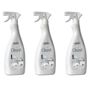 Novellini - Cleanit Sprayfles - 3 Stuks - Ecologisch - Voor Douchewand en Bad