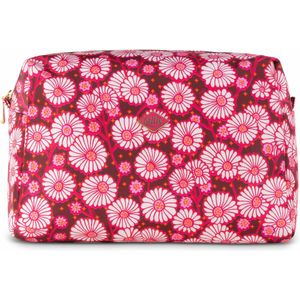 Oilily Pia - Make-up tas - Dames - Ritssluiting - Waterafstotend - Rood - One Size