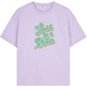 Oilily - Tregular short sleeves jersey crew top - Lila - L