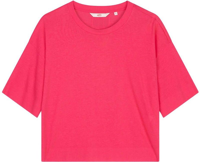 Oilily - Titan short sleeves jersey crew top - Lila - L