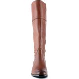 Dames Laarzen Brede Kuiten Anna in Chestnut Kuitomtrek cm schoen