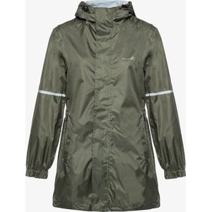 Mountain Peak dames regenparka groen - Maat S - Met capuchon - Ritssluiting