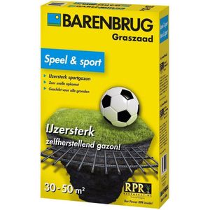 Graszaad speelgazon | Barenbrug | RPR Lawn | 50 m² (Sterk, 1 kg)