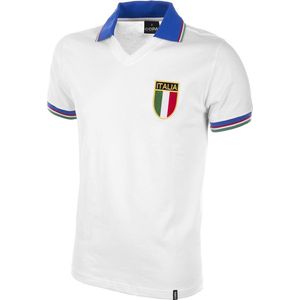 COPA - Italië Uit World Cup 1982 Retro Voetbalshirt - Wit - Mannen